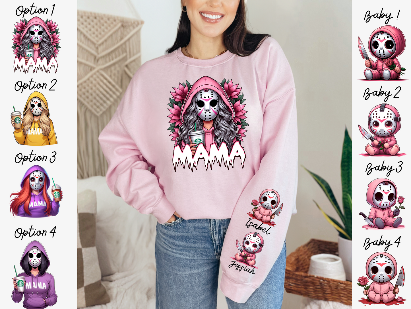 Custom Jason Mama Sweatshirt