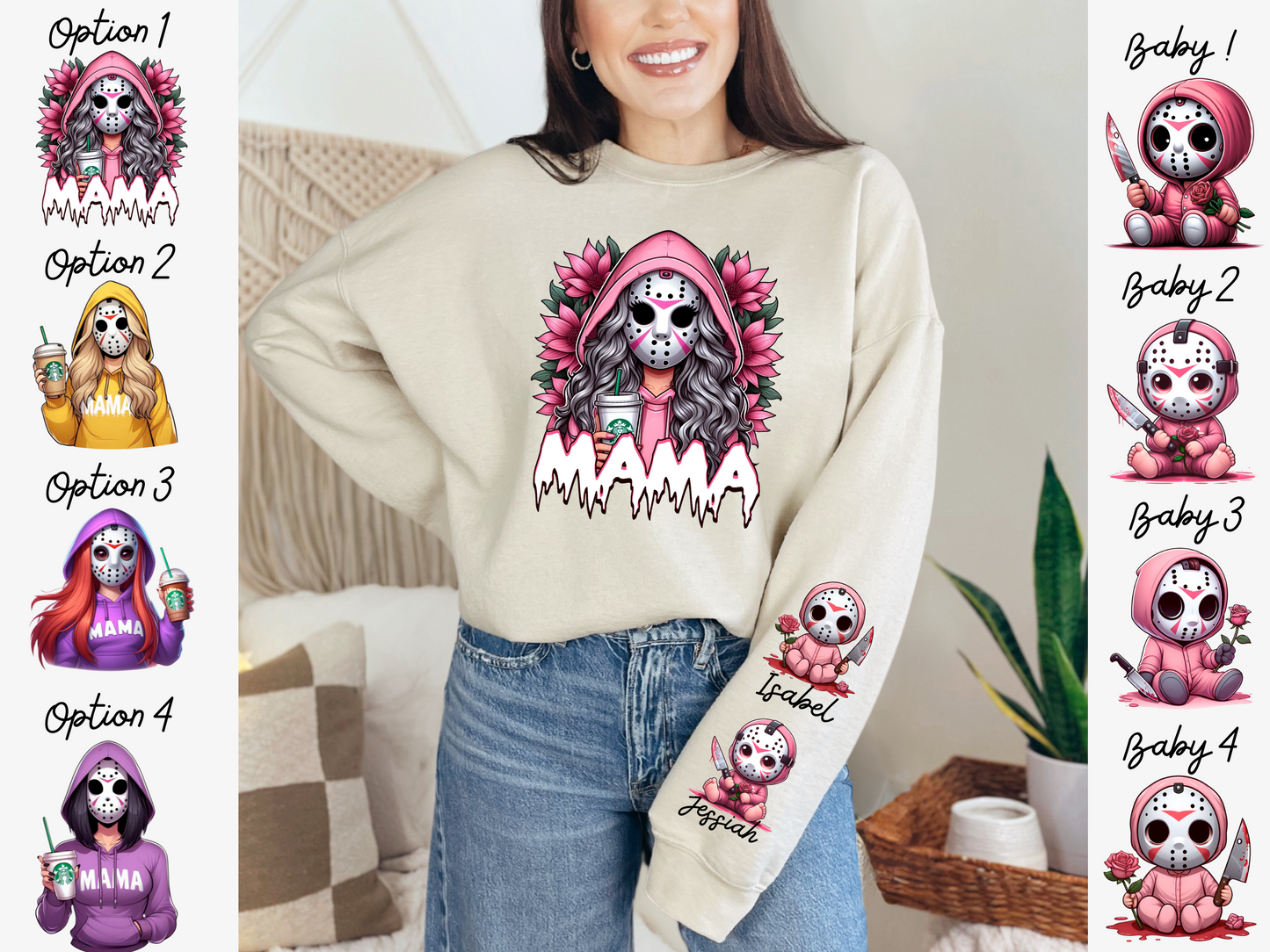 Custom Jason Mama Sweatshirt