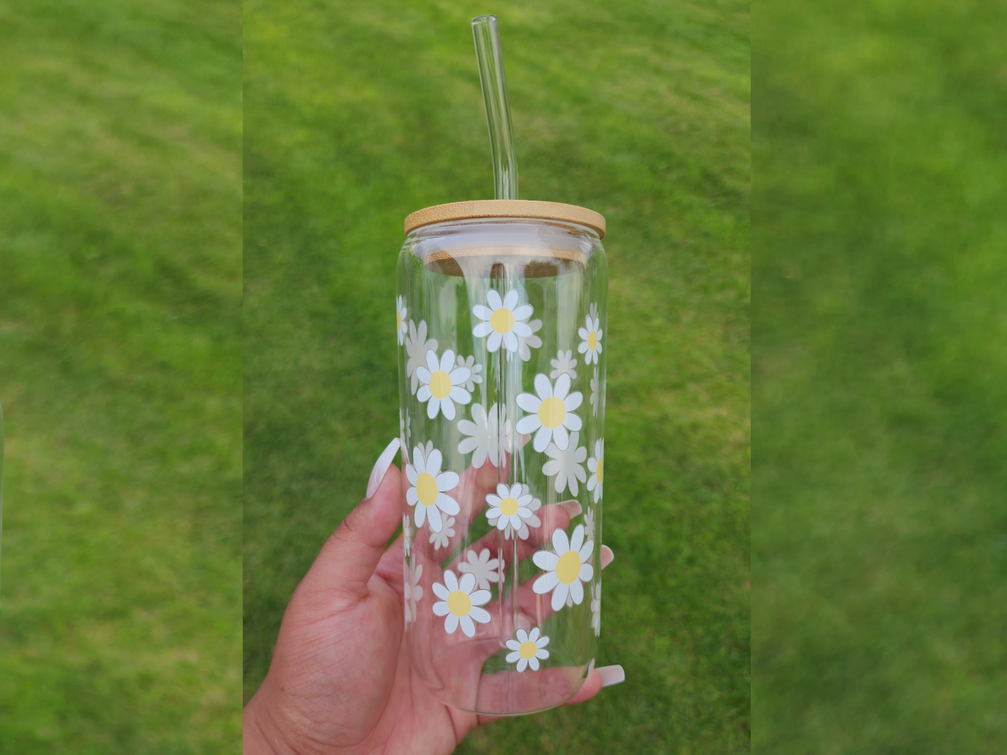 Daisy 20oz Glass Can