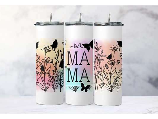 Water color Mama Tumbler