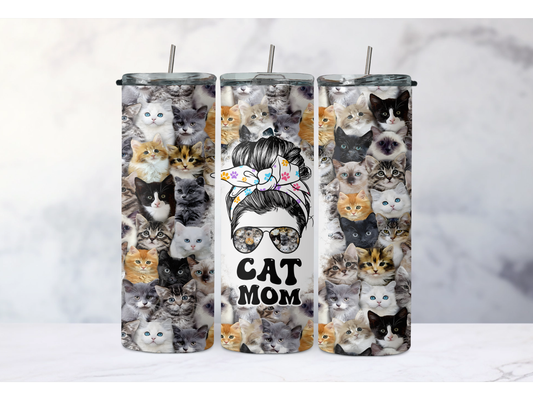 Cat Mom Tumbler