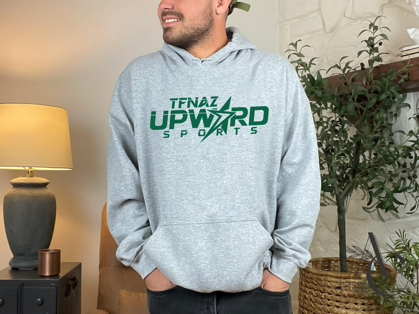 Gray Upward Hoodie ADULT