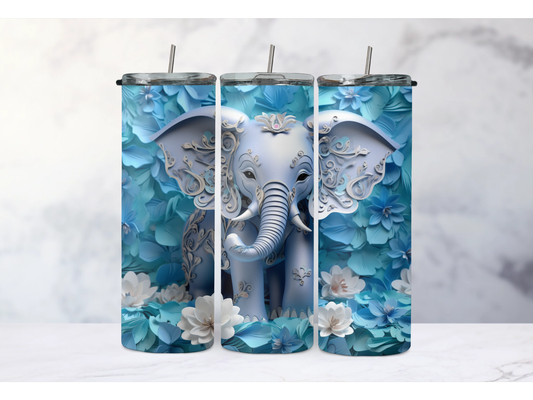 Blue Elephant Tumbler