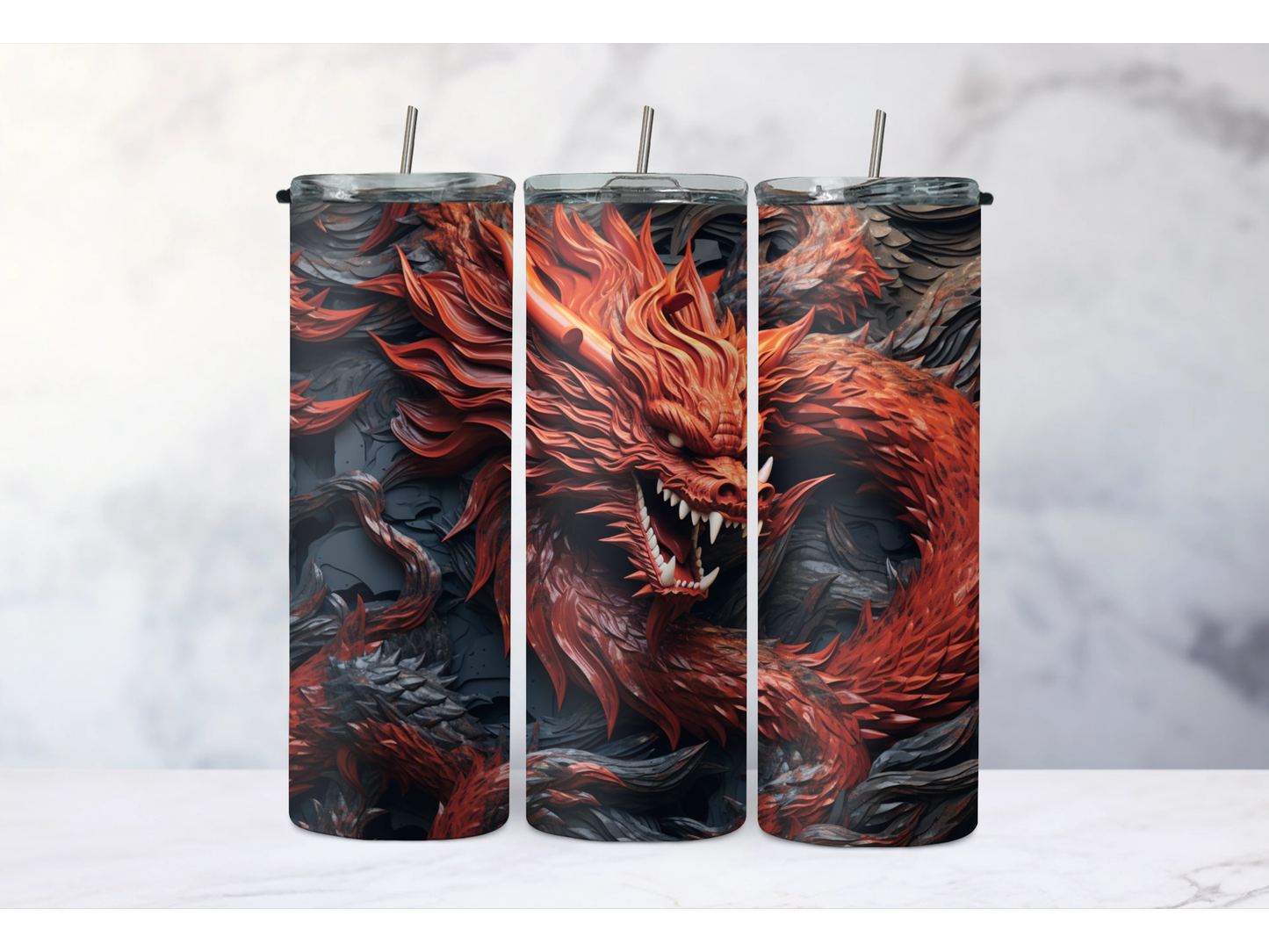 Red Dragon Tumbler