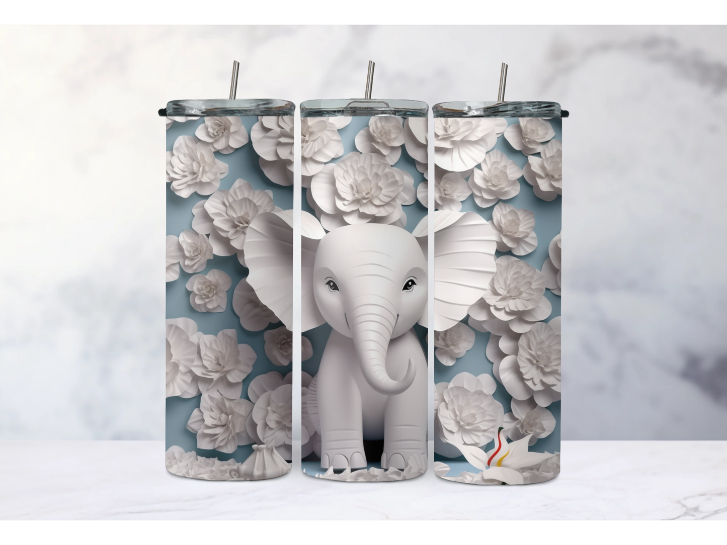 White Elephant Tumbler