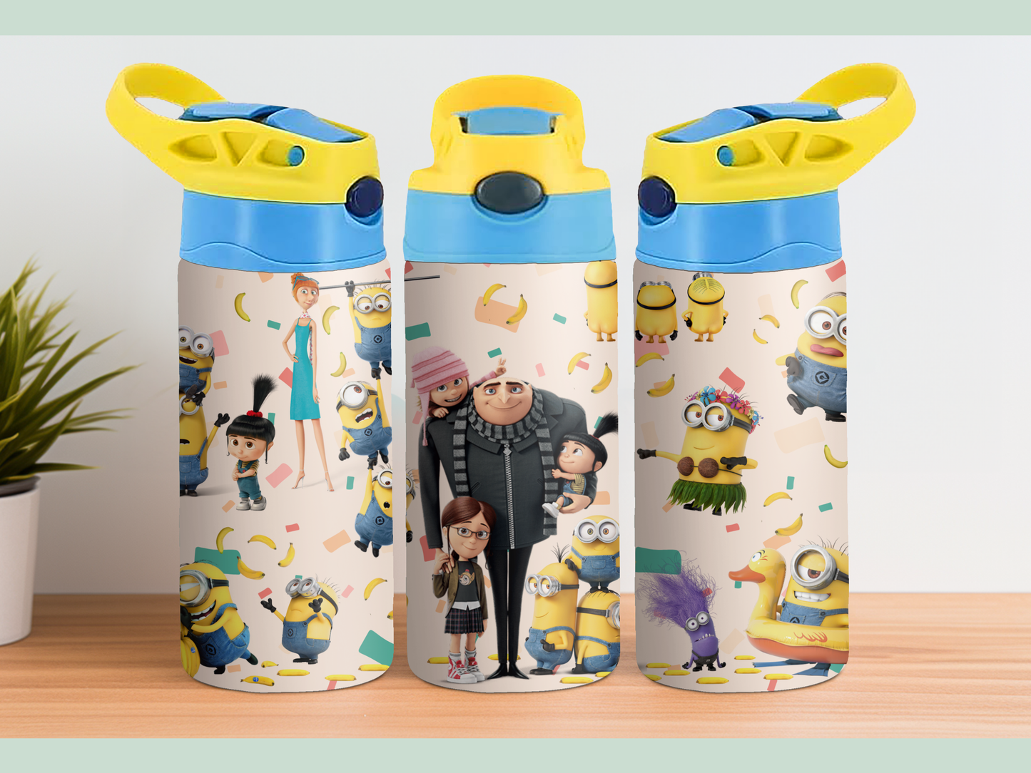 Minion  Kids Popup Tumbler