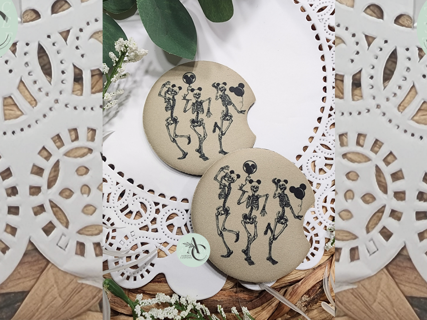 Skellies Car Coasters