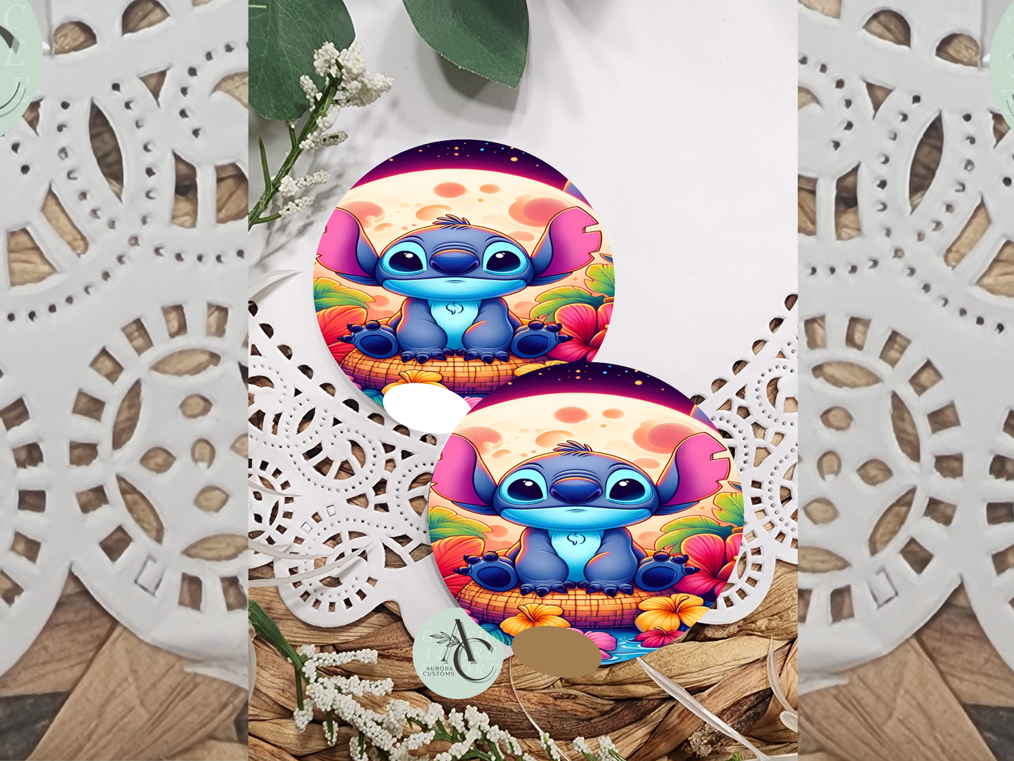 Stich Car Coasters