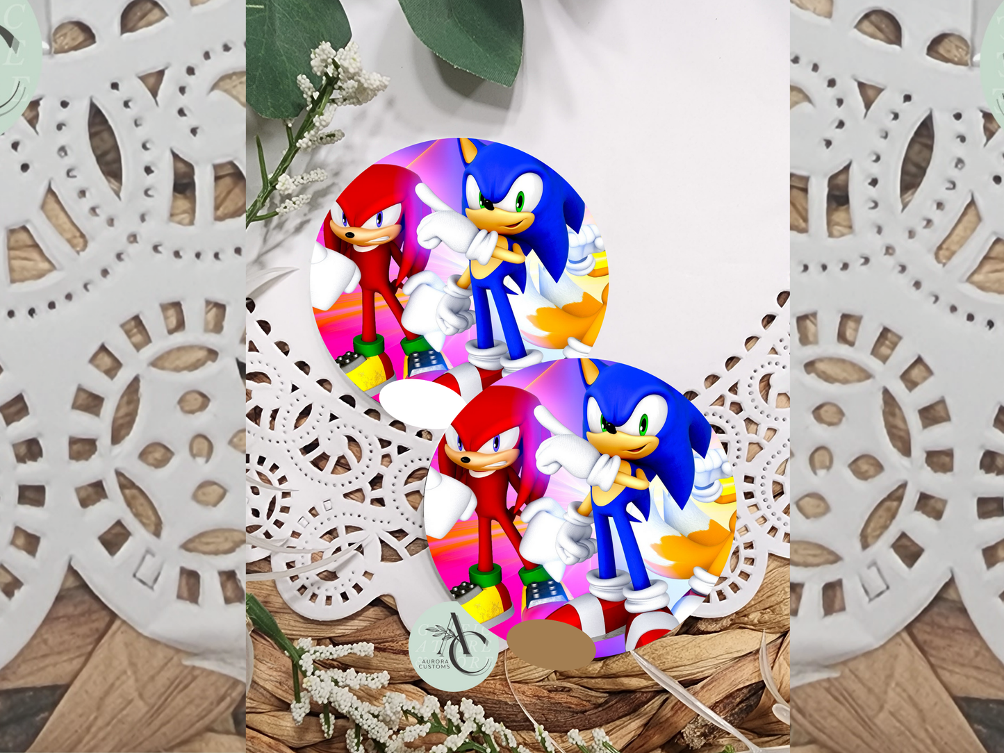 Sonic Car Coasters