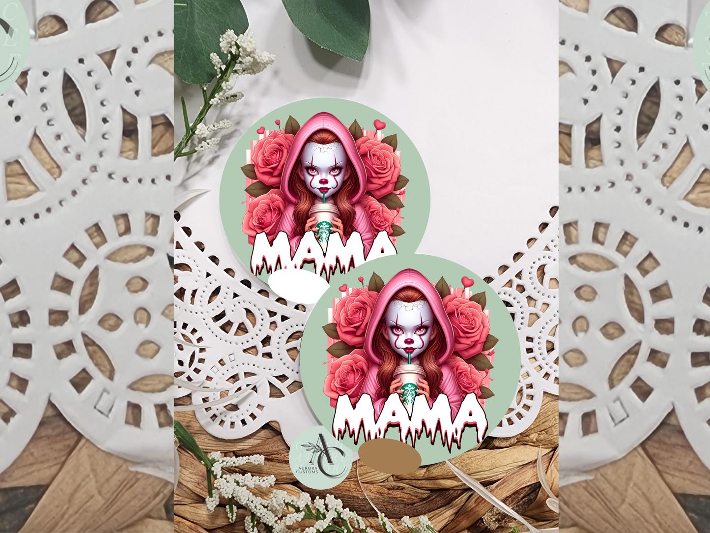 Penny Mama Car Coasters