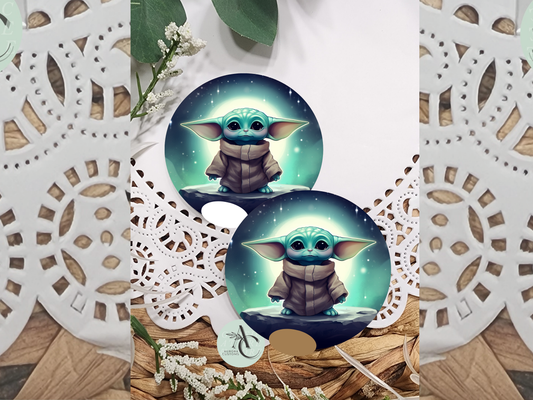 Baby Yoda Car Coasters