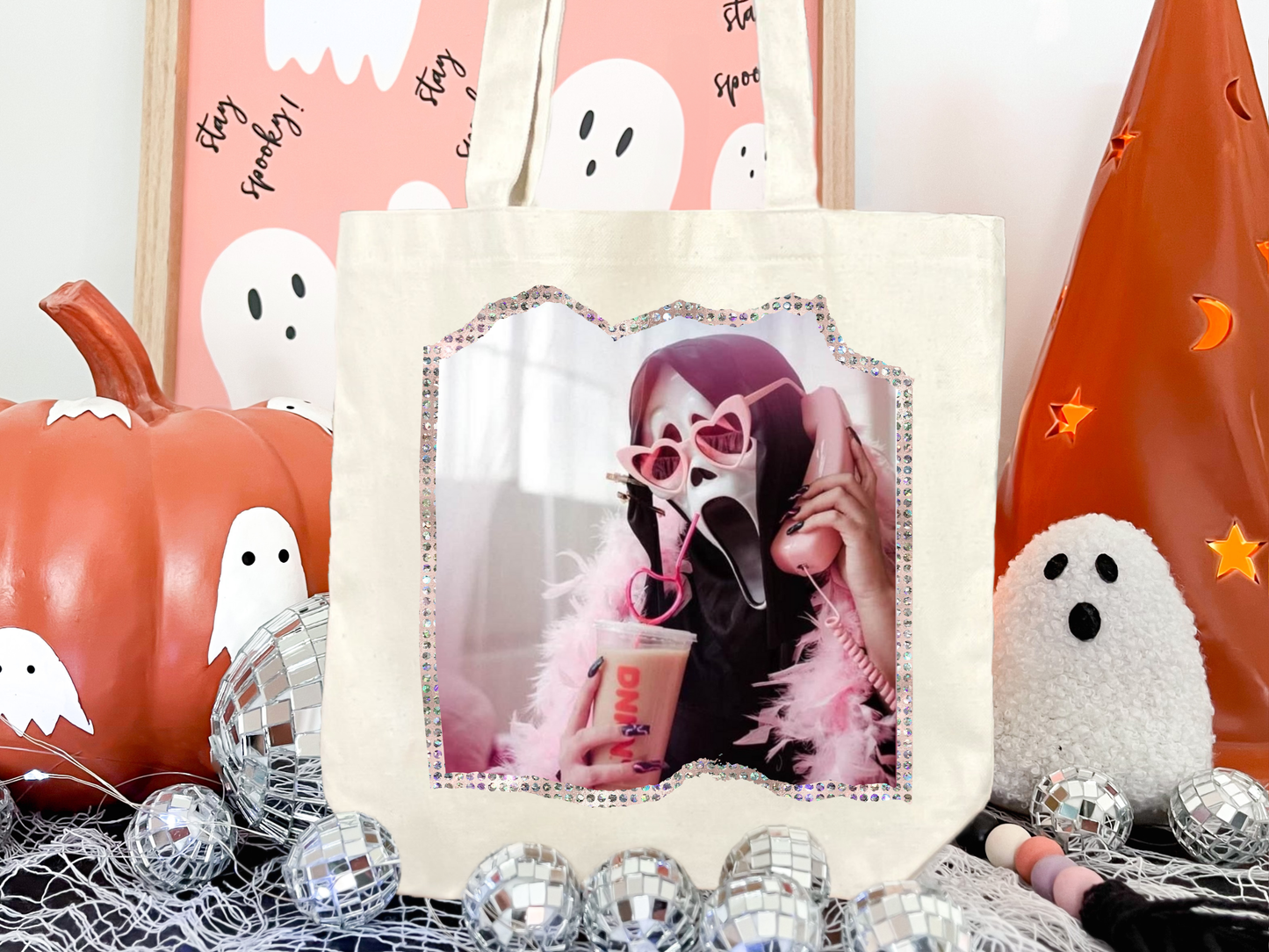 Real Ghost Face Tote