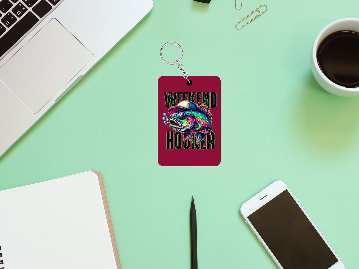 Weekend Hooker Keychain