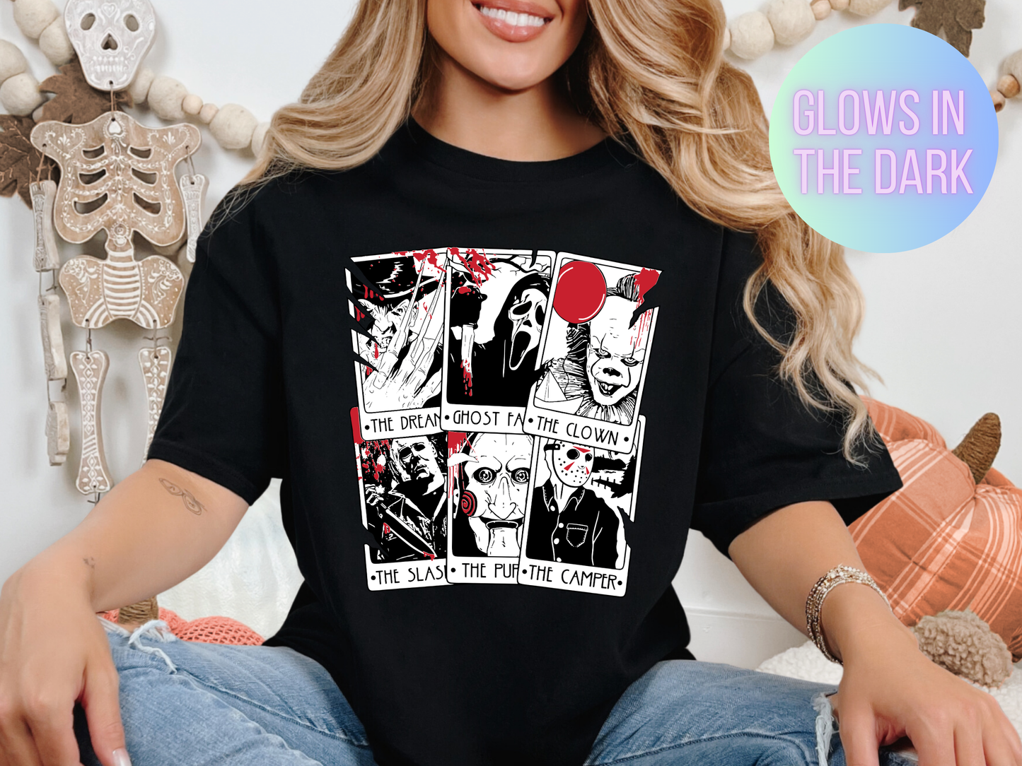 Horror Tarot Cards T-shirt