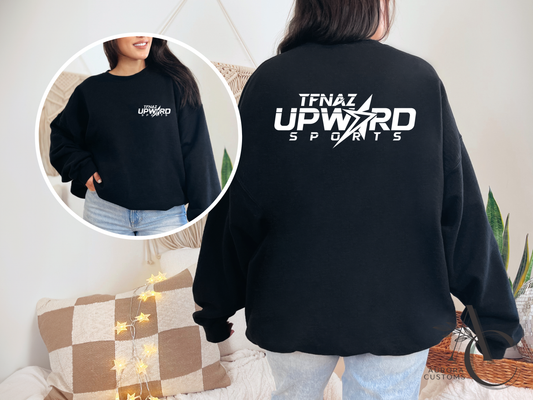 Black Upward Crewneck Sweatshirt YOUTH